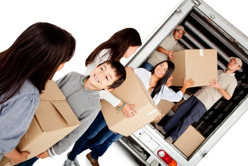Office removals team planning a move in Balham