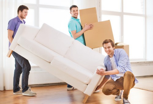 Local team handling access and parking challenges during a Balham office relocation