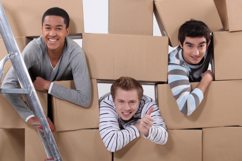 Professional Man And Van Balham movers working with safety precautions