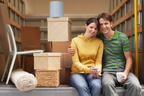 Local moving van for furniture collection in Balham