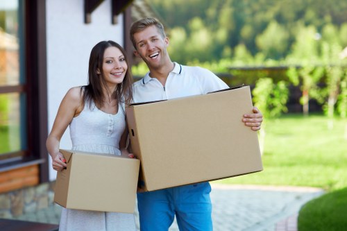 Careful handling of furniture and stock during a commercial move