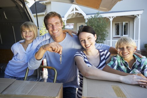 Family home relocation support for customers moving in Balham